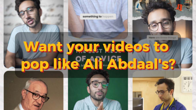 edit a professional short form video for social media