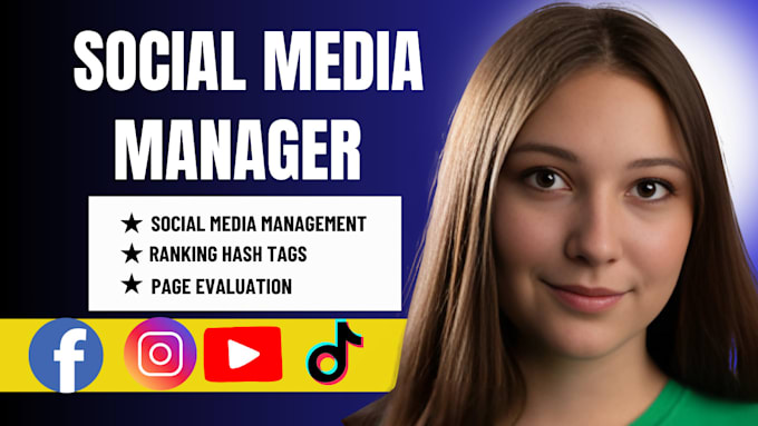 be your social media marketing manager and content creator