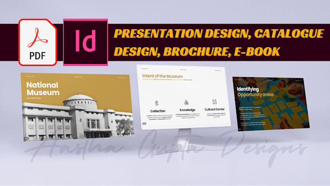 design anything in adobe indesign like presentations, catalogues, flyers, ebook