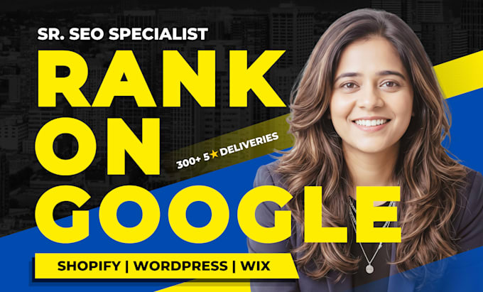 do onpage seo optimization for shopify wordpress wix webflow squarespace