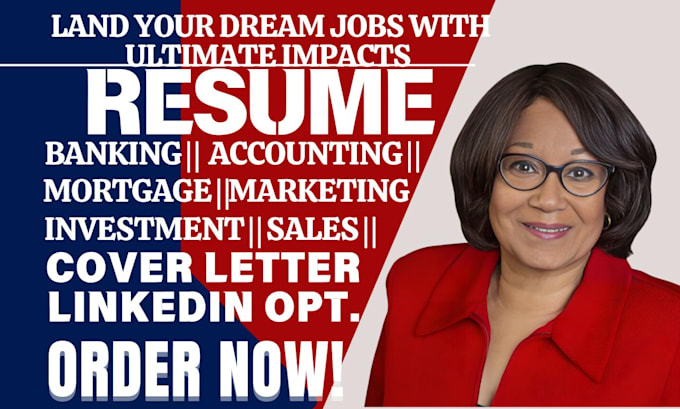 write sales, finance, marketing, executive CEO, svp, cto, cfo, banking resume