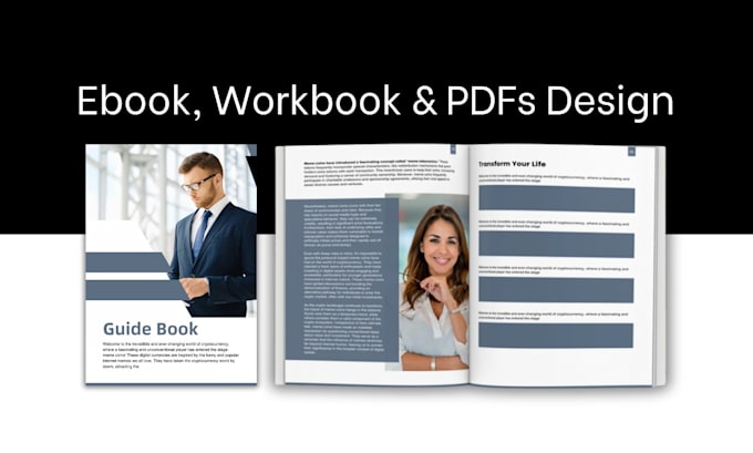 design ebook, pdfs, workbook and lead magnet