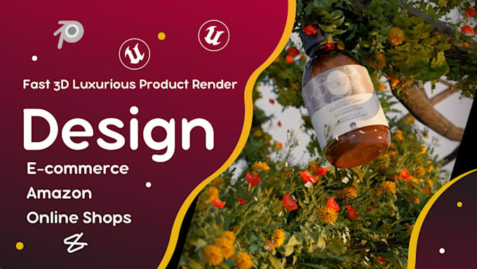 Create fast professional 3d product renders by M_dareini | Fiverr