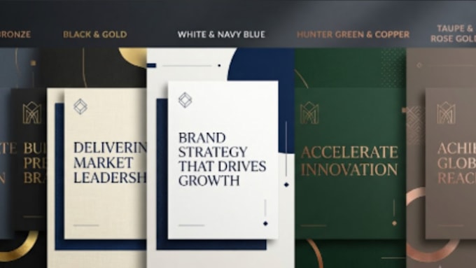 create a complete visual direction for your brand