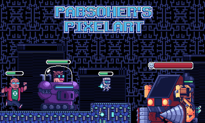 produce pixelart animated videos