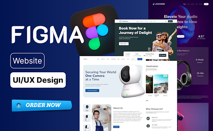 Do figma design, figma website, mobile app using figma, website ui ux ...