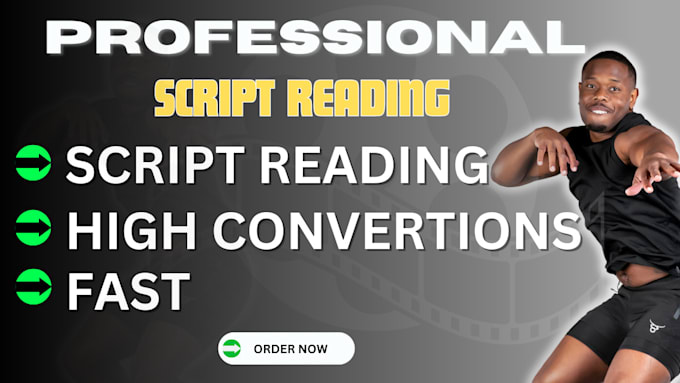 create a spokesperson script read video