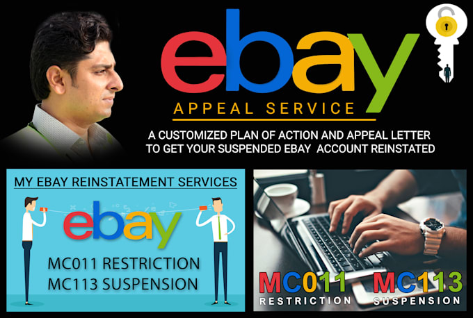 resolve ebay mc011 restriction and mc113 suspension and reinstate your account