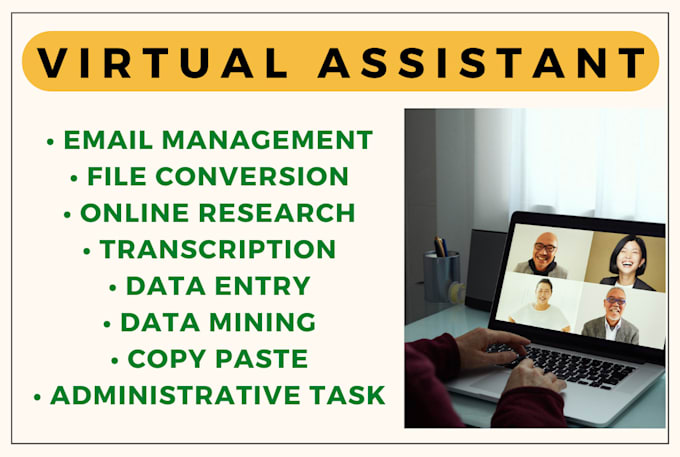 be your professional virtual assistant