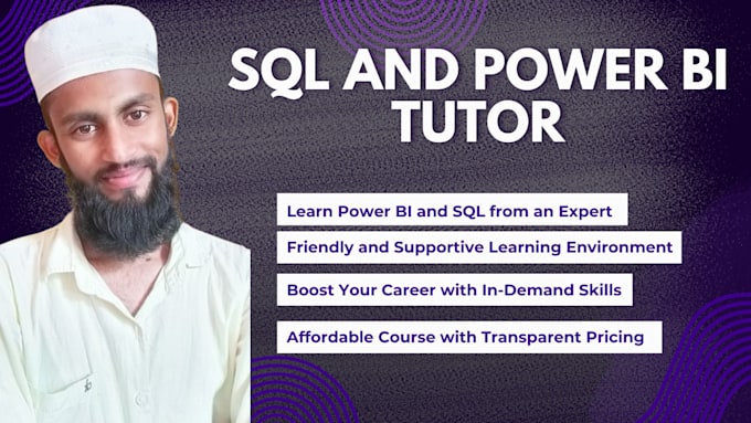 teach sql and power bi from scratch to expert level