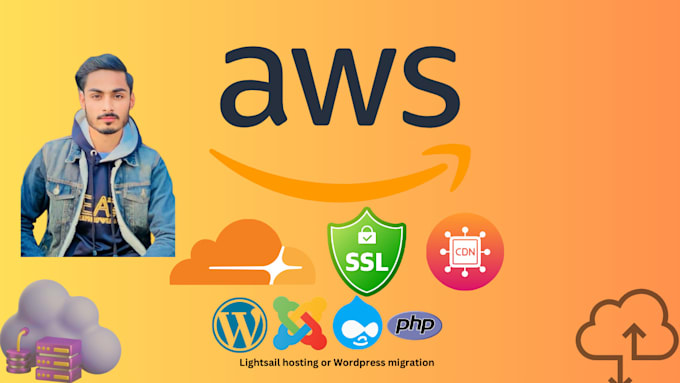 setup cloudflare, aws lightsail, cdn, ssl , redirect cloudflare, fix any issues
