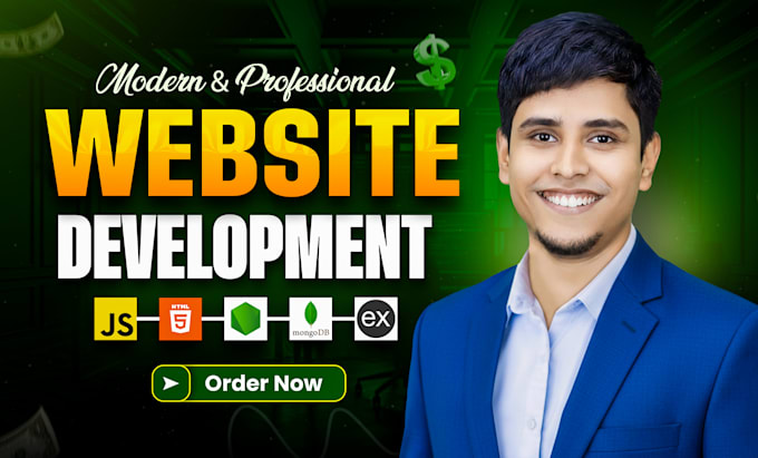 build, rebuild website development as full stack developer, front end developer
