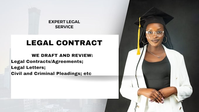 Do your legal research and draft contracts, pleadings, etc by Kimberly ...