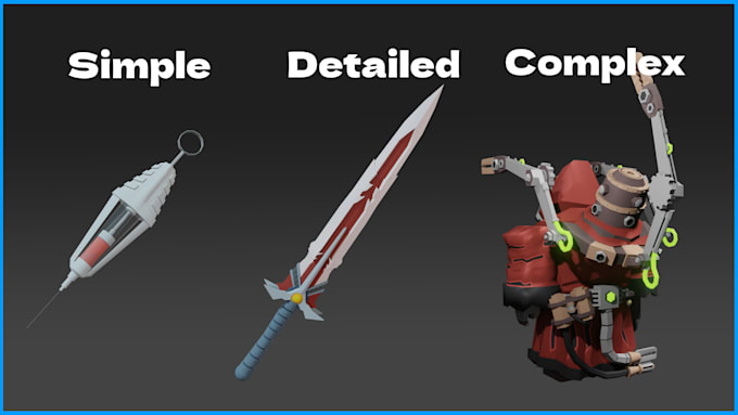 create low poly 3d models for games or animation