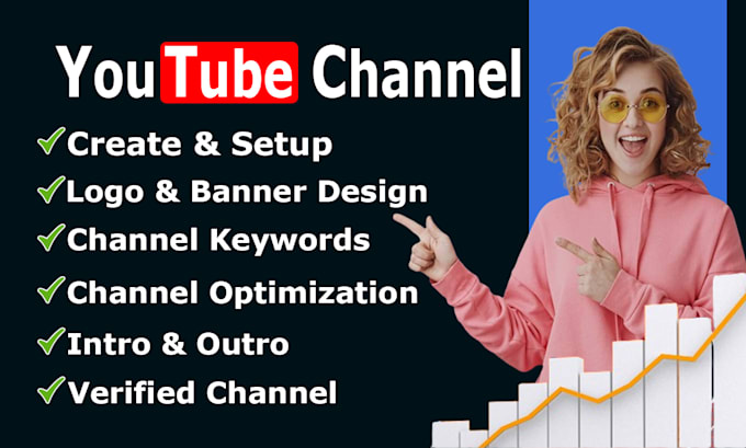 create and setup youtube channel