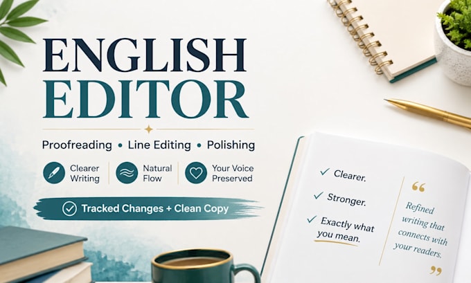 proofread and edit your english perfectly