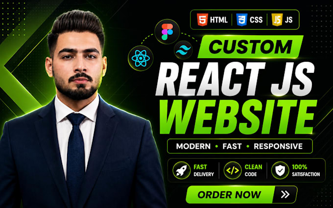 create react website , react js with tailwind CSS