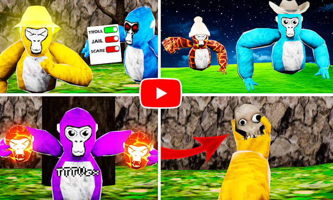 create an amazing gorilla brand thumbnail