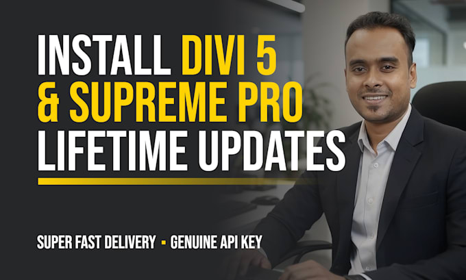 install divi 5, supreme pro with lifetime updates