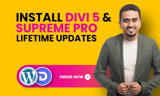 install divi 5, supreme pro with lifetime updates