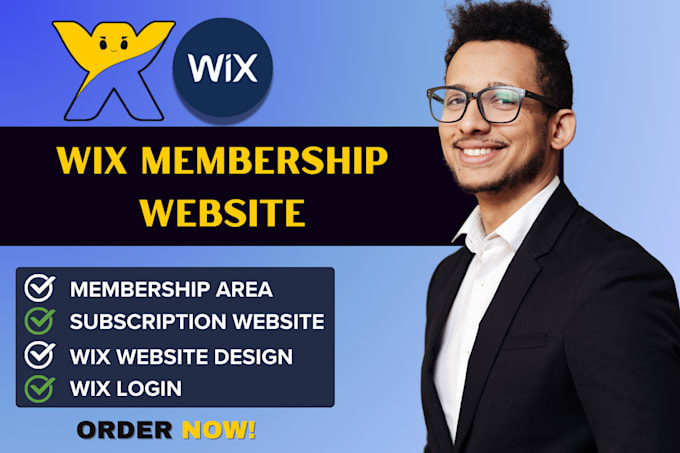 do wix website design, membership website, wix redesign members area, wix login