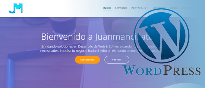 web developer with wordpress