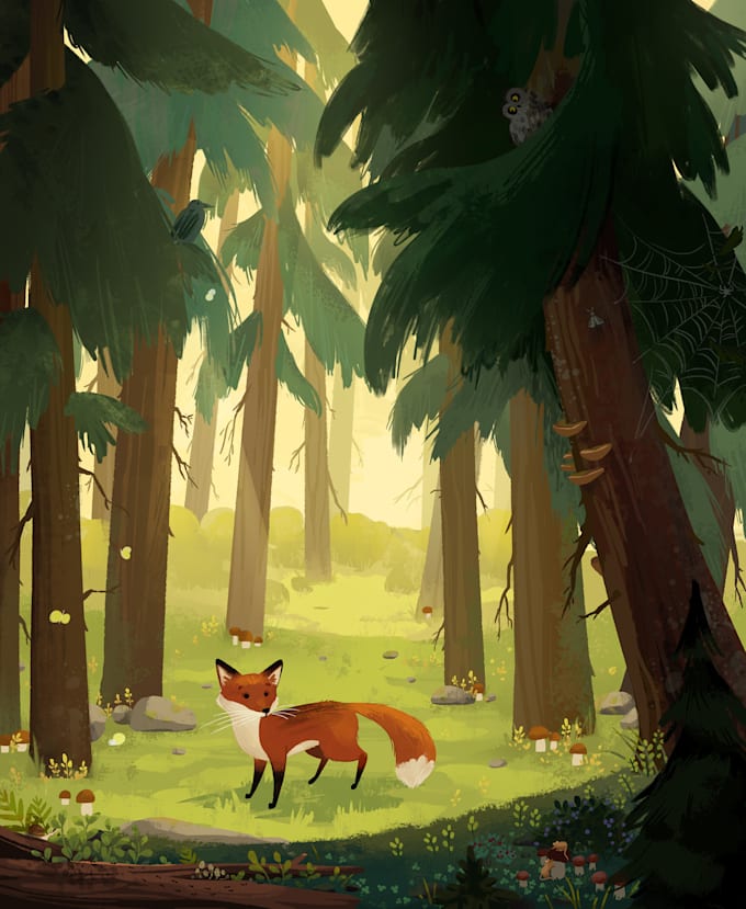 create a short or loop animated illustration