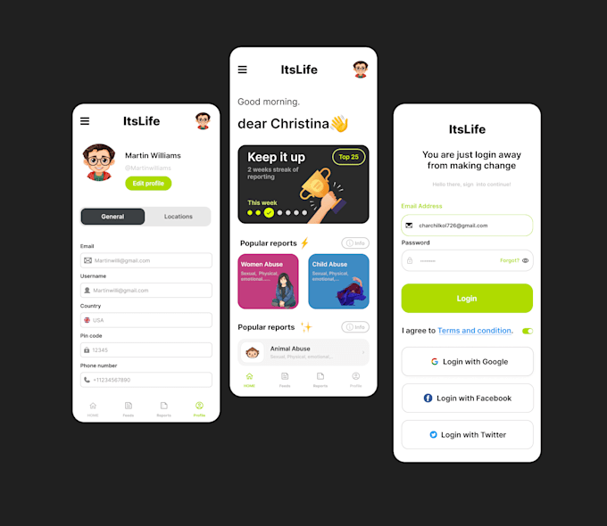good on design like mobile applications, UI designs