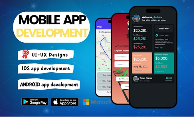 do mobile app development ios and android app  flutter app