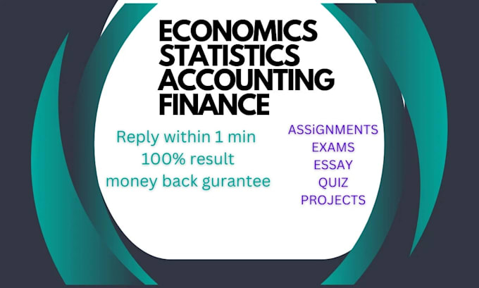 tutor accounting, economics test, assignment, quiz, course