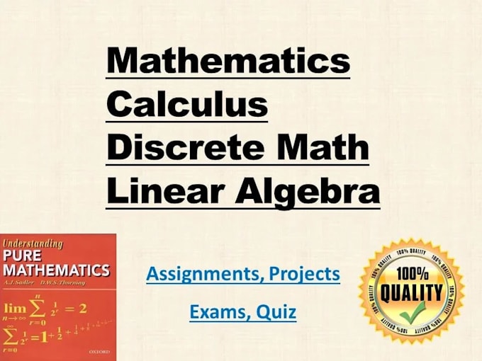 tutor math, mathematics, algebra, and calculus course