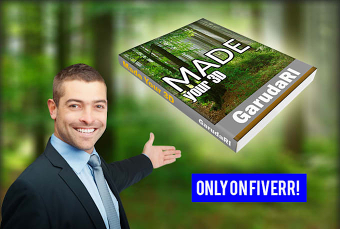 make 3D kindle cover and professional banner
