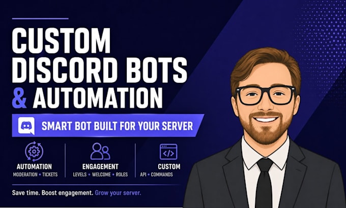 build your custom discord bot for automation and engagement
