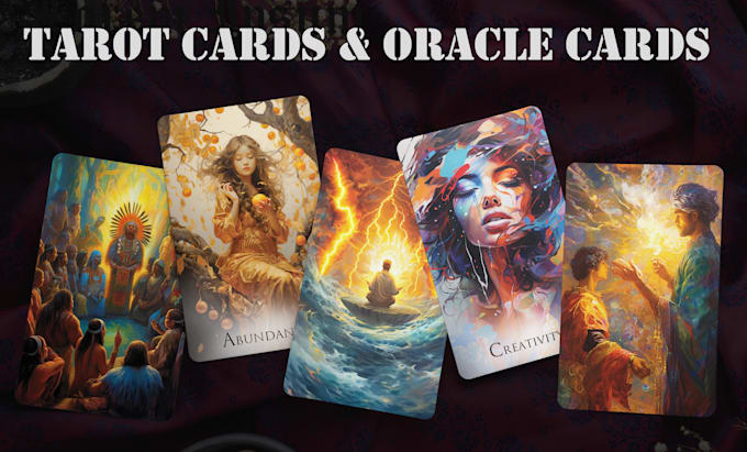 create custom tarot and oracle cards for you