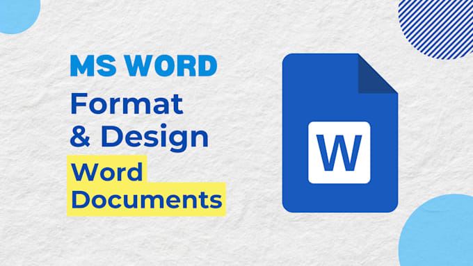 Format and design document by Maymaco | Fiverr