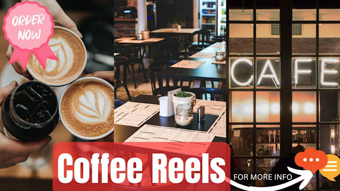 create coffee shop reels,  coffee reels, coffee promo ads