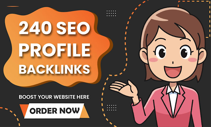 do 240 seo profile backlinks