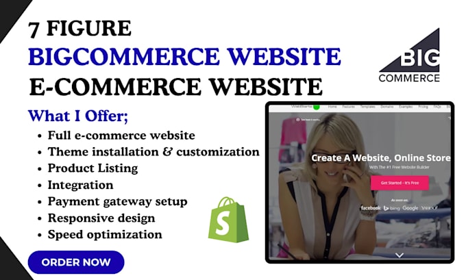 design, customize bigcommerce website and fix bugs in bigcommerce and shopify