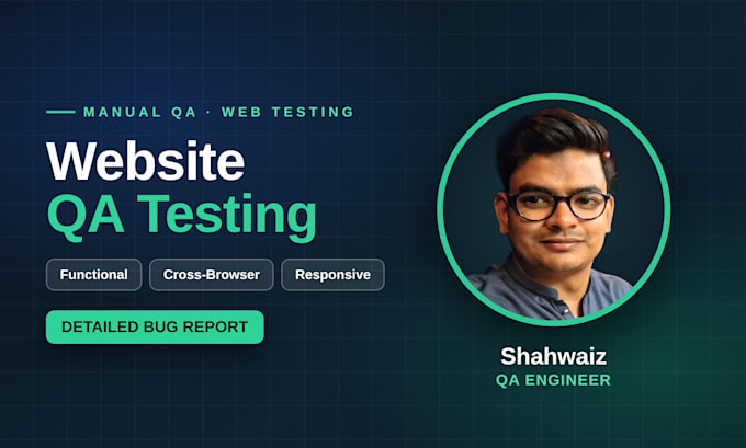 do website QA testing and deliver a detailed bug report