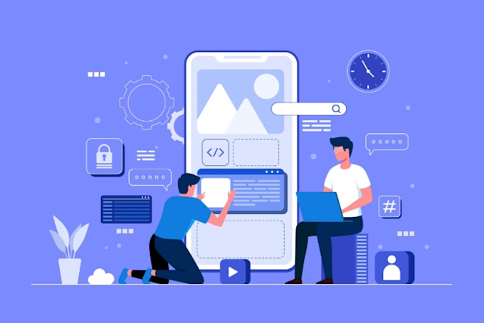 develop your front end hybrid application in flutter