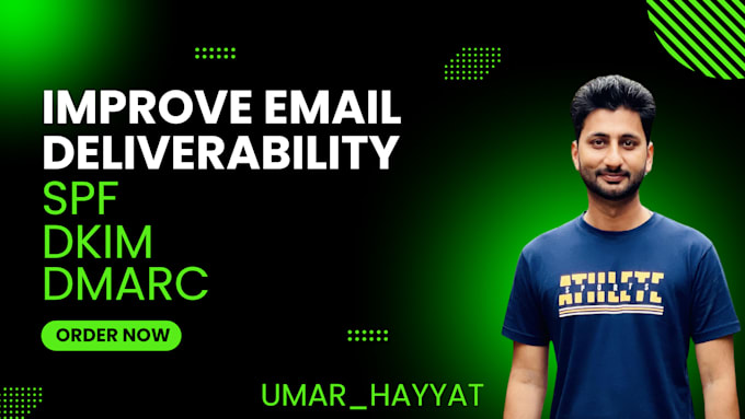 setup or fix spf, dkim, dmarc for better email inbox deliverability