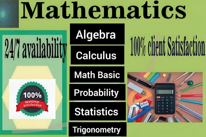 tutor you in calculus test, paper, quiz, assignment, course
