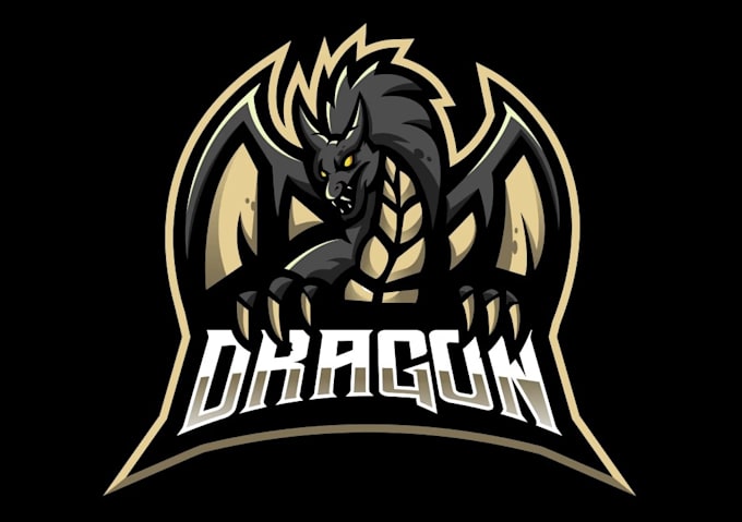 create a professional dragon logo design in short time