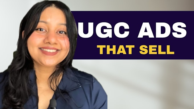create natural ugc video ads for tiktok or facebook
