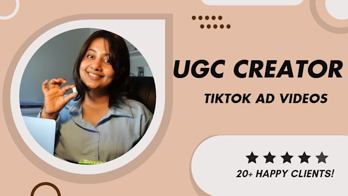 create natural ugc video ads for tiktok or facebook