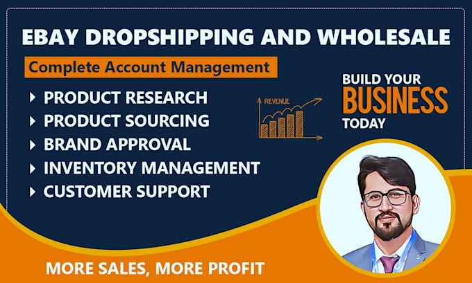 manage ebay wholesale and dropshipping store and do product listings