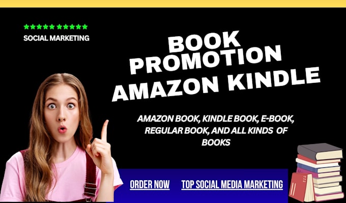do advertising amazon book promotion, kindle book  and ebook marketing