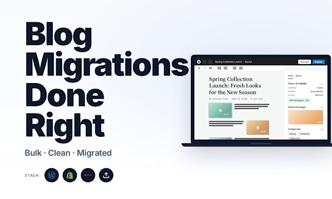design and develop a custom wordpress website with import