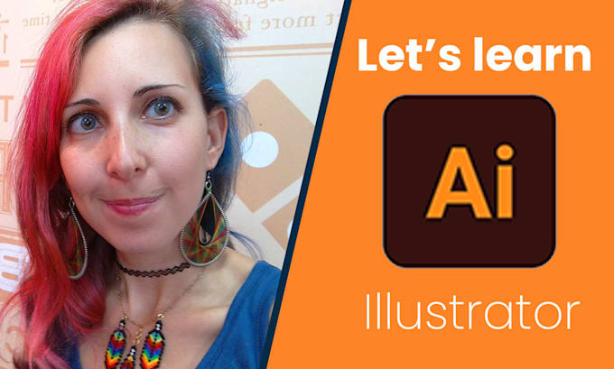 teach you adobe illustrator, brand design and vector art