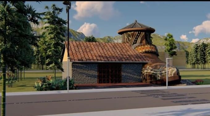 do realistic 3d walkthrough video render and  architectural 3d rendering